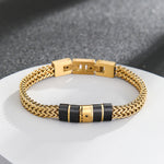 Load image into Gallery viewer, Screw-Head Accent Gold Bracelet
