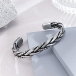 Load image into Gallery viewer, Refined Silver Cable Bracelet
