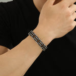 Load image into Gallery viewer, Opulent Contrast Noir Bracelet
