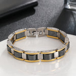 Load image into Gallery viewer, Silver-Gold Harmony Link Bracelet
