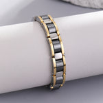 Load image into Gallery viewer, Silver-Gold Harmony Link Bracelet
