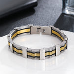 Load image into Gallery viewer, Luxe Alternating Tones Gold Bracelet
