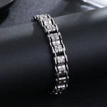 Load image into Gallery viewer, Glossy Silver Grid Bracelet
