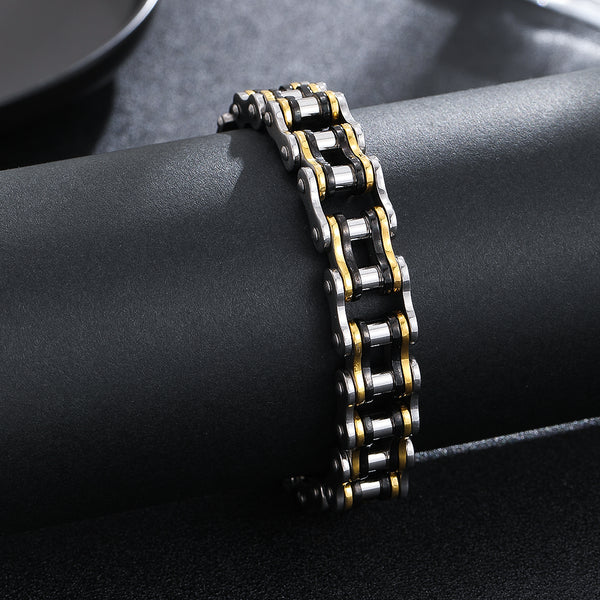 Opulent Contrast Silver Bracelet