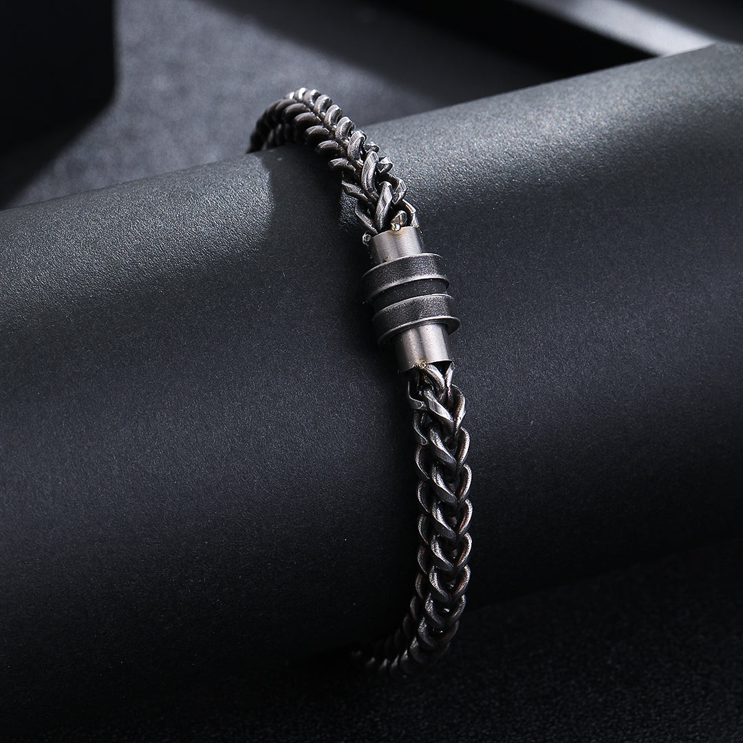 Steel Rope Clasp Bracelet