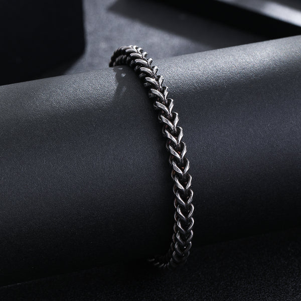 Steel Rope Clasp Bracelet