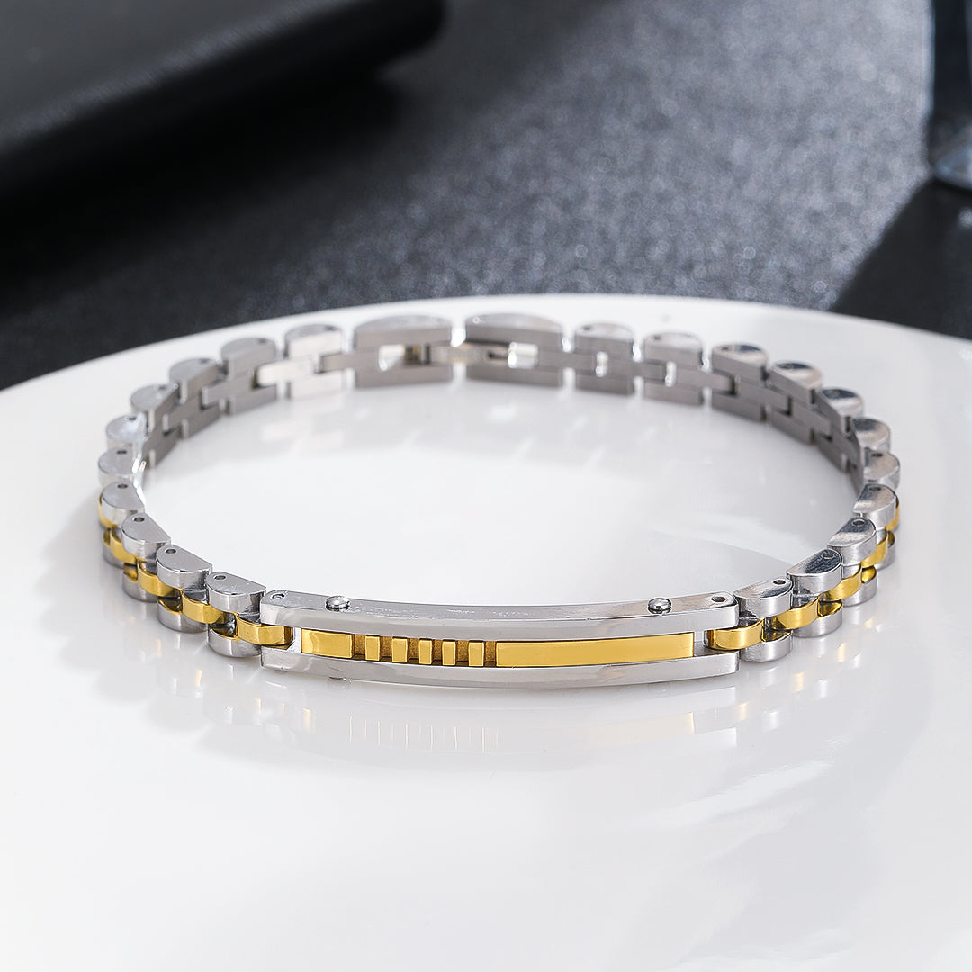 Radiant Symmetry Metallic Bracelet