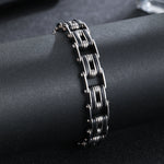 Load image into Gallery viewer, Edgy Strand Silver Bracelet
