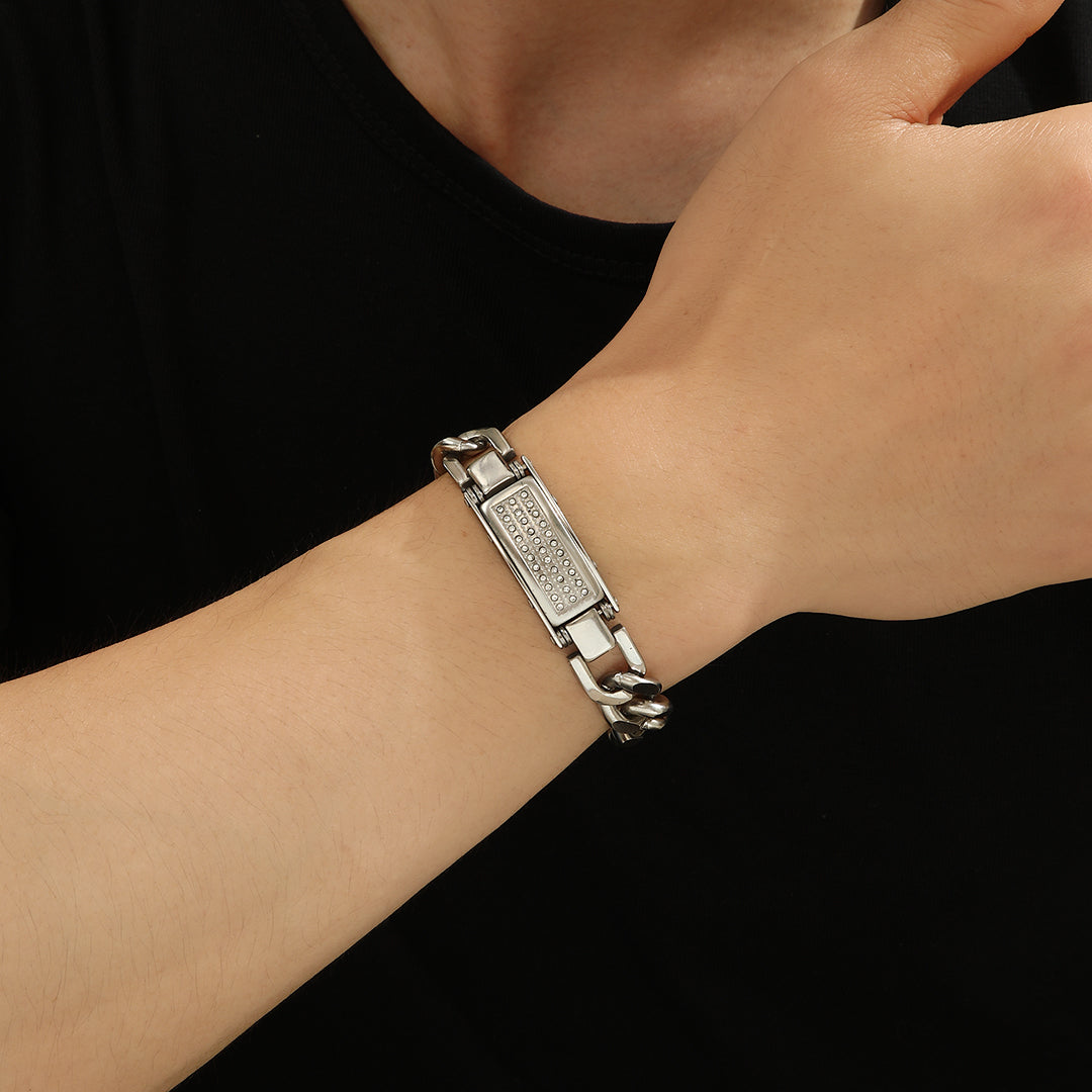 Imperial Silver Link Bracelet