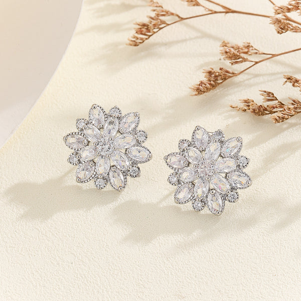 Opulent Diamond Flora Radiance Earrings - Reet Pehal