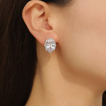 Load image into Gallery viewer, Enchanting Halo Elegance Diamond Earrings - Reet Pehal
