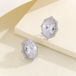 Load image into Gallery viewer, Enchanting Halo Elegance Diamond Earrings - Reet Pehal
