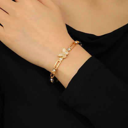 Dazzling Links Gold Bracelet - Reet Pehal