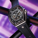 Load image into Gallery viewer, Paras Crown Midnight Silver Chronograph - Reet Pehal
