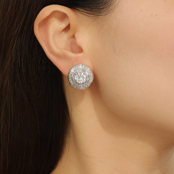 Sunburst Brilliance Diamond Earrings - Reet Pehal