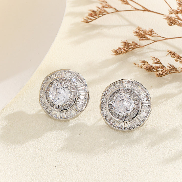 Sunburst Brilliance Diamond Earrings - Reet Pehal