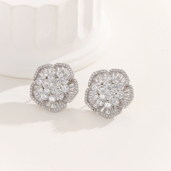 Ethereal Flower Cascade Earrings - Reet Pehal