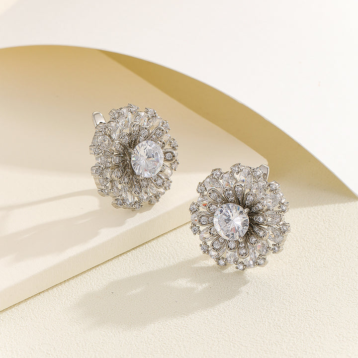 Gleam Queen Diamond Earrings - Reet Pehal