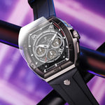 Load image into Gallery viewer, Paras Crown Midnight Silver Chronograph - Reet Pehal
