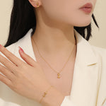 Load image into Gallery viewer, Gilded Signature Jewelry Set &quot;I&quot;
