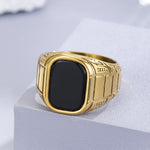 Load image into Gallery viewer, Regal Gemstone Bezel Rings
