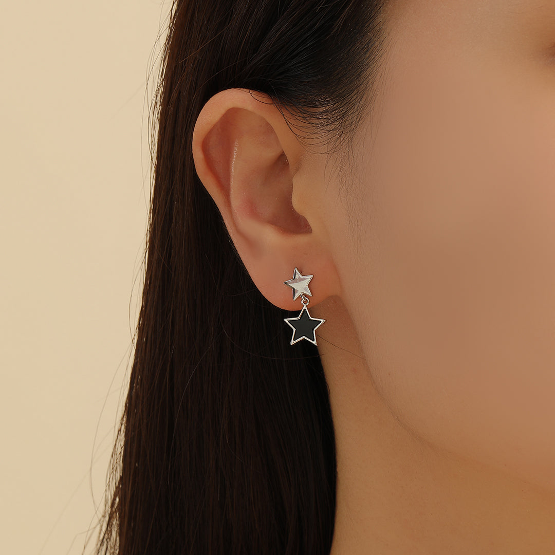 Stellar Star Drop Earrings