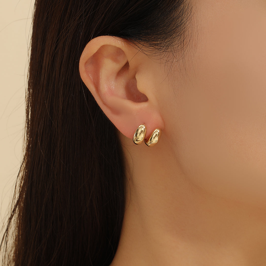 Modern Curved Serenity Studs