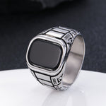 Load image into Gallery viewer, Regal Gemstone Bezel Rings
