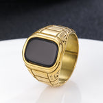 Load image into Gallery viewer, Regal Gemstone Bezel Rings
