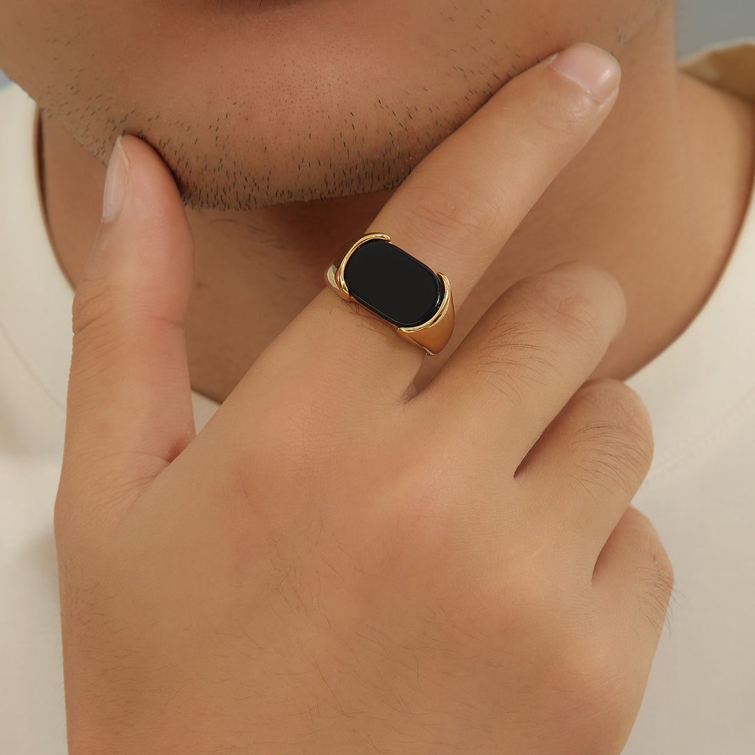 Onyx Solace Rings