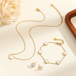 Load image into Gallery viewer, Elegant Floral Fusion Jewelry Set
