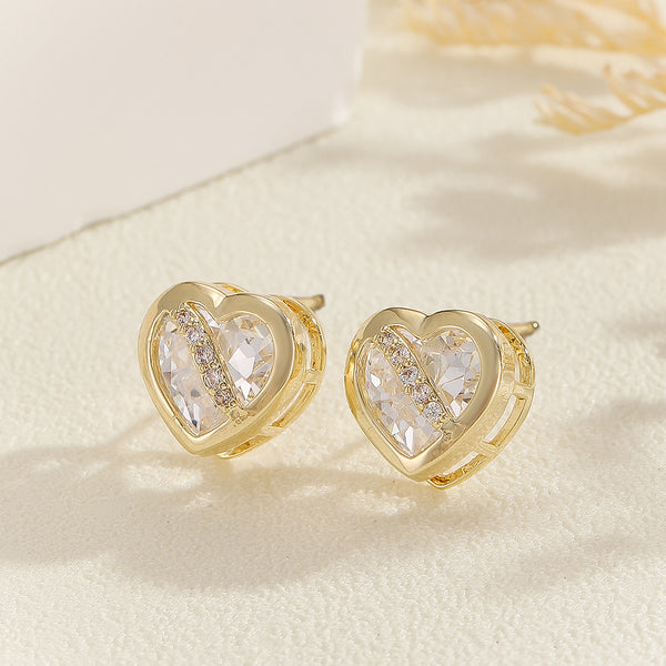 Enchanted Heart Sparkle Earrings