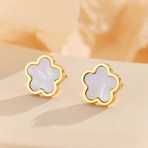 Refined Gold Bloom Earrings