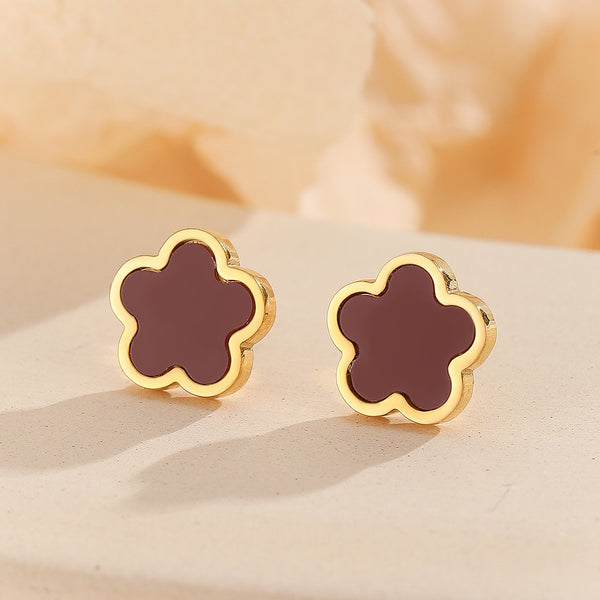 Refined Gold Bloom Earrings