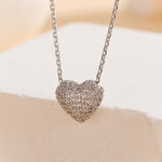 Load image into Gallery viewer, Glittering Heart Fantasy Pendant
