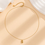 Load image into Gallery viewer, Personalized Gold Initial Charm Pendant &quot;S&quot;
