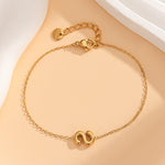 Load image into Gallery viewer, Gilded Initial Chain Bracelet &quot;S&quot;
