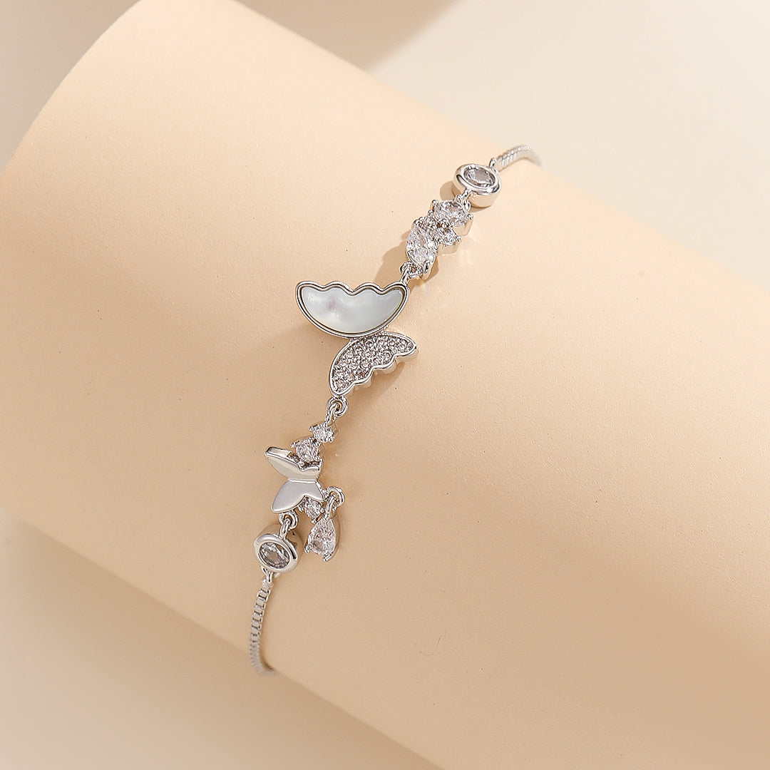 Petite Charm Butterfly Bracelet