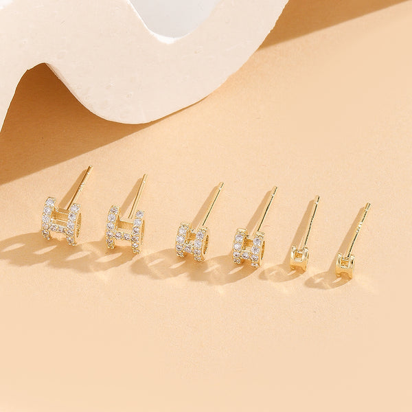 Eternal Cylinder Sparkle Earrings